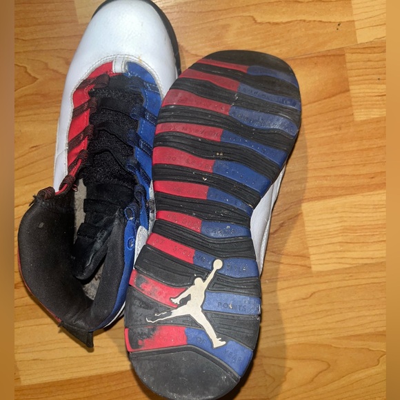 Air Jordan 10 Westbrook 'Class of 2006' Men's Size 6 Red, White, and Blue - Picture 3 of 3